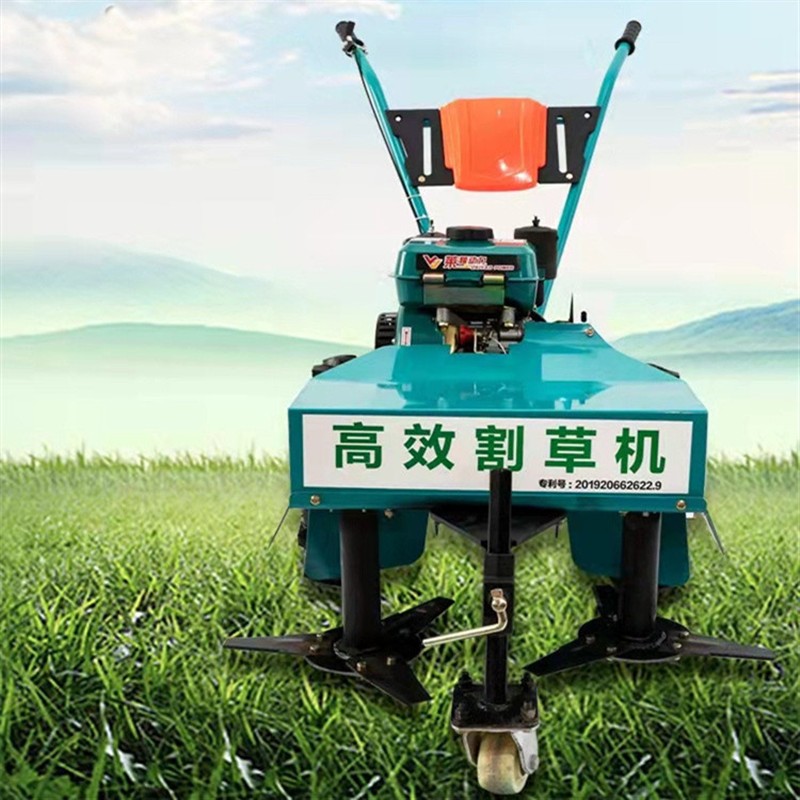 柴油汽油割草机 人推自走大功率园林管理碎草