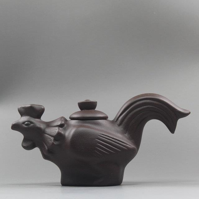 紫砂壶宜兴正品手工特价清仓促销原矿紫泥公鸡壶茶壶