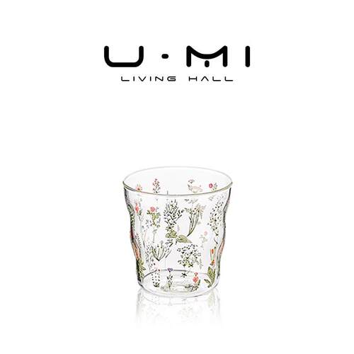 U MiLIVING·繁盛|杯具ins风小清新玻璃杯果汁杯耐高温家用水杯子