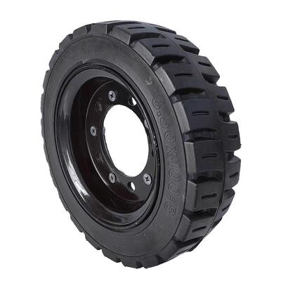 仓储车搬运车电动清扫车实心轮胎300350x100x75400-8平板车实心轮