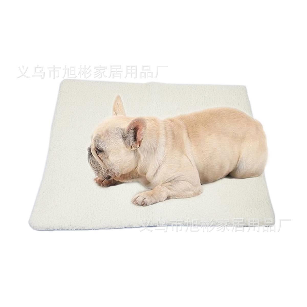 狗窝垫子保暖羊羔绒狗窝 自发热猫狗垫毯子宠物用品毛毯