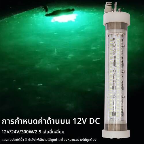水下诱鱼灯聚鱼灯冰钓公鱼海钓带鱼鱿鱼灯led水灯下水灯水底灯