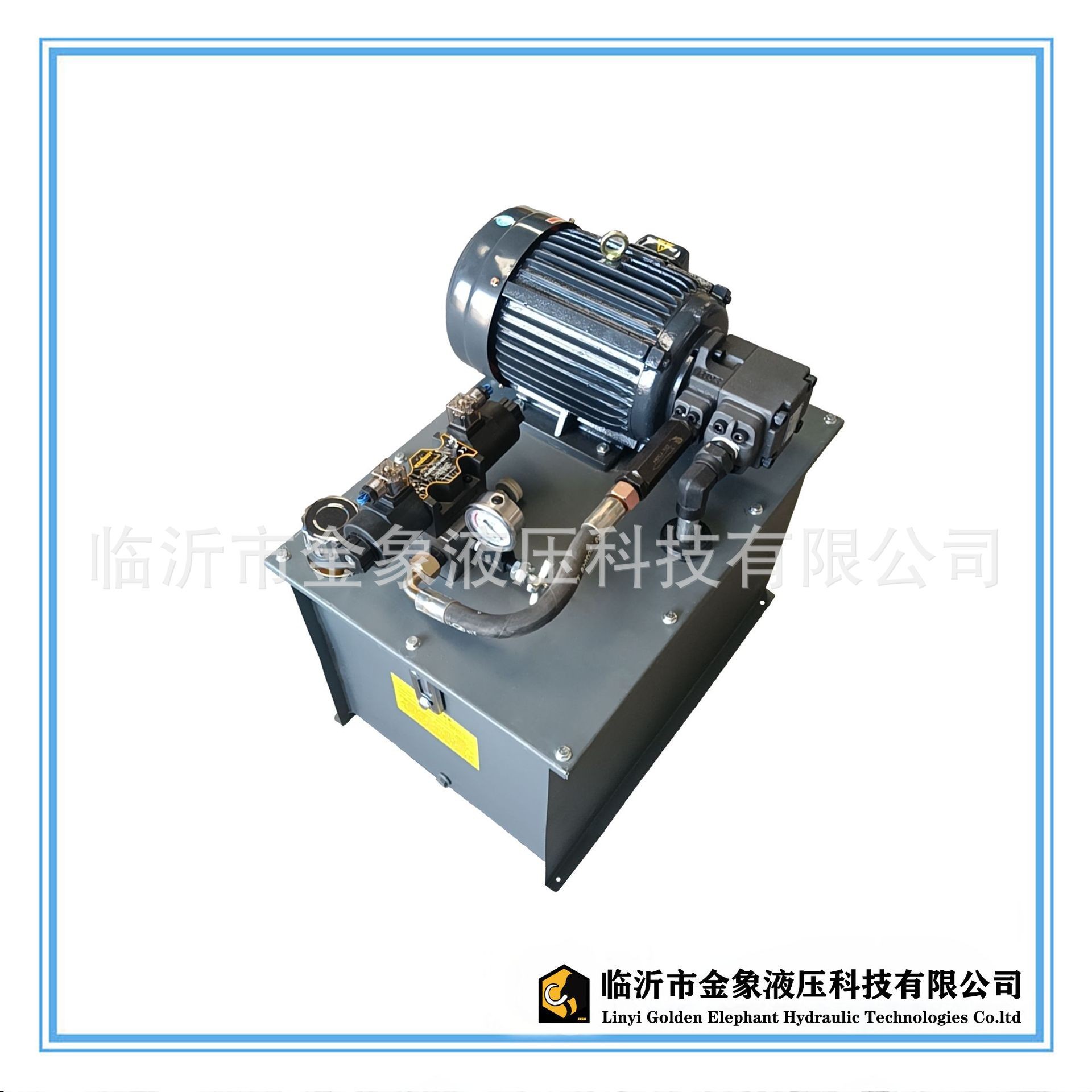 液压泵站PV3.75KW卧十通径一连手溢叶片泵PV2R1系列100L液压系统