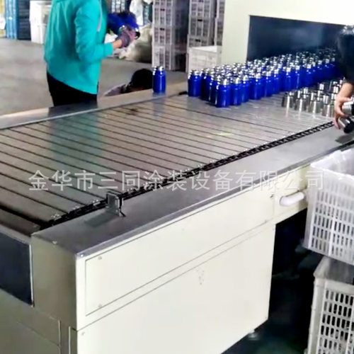 供应全自动保温杯喷涂线 头盔喷涂线 不锈钢热水壶保温瓶喷漆线