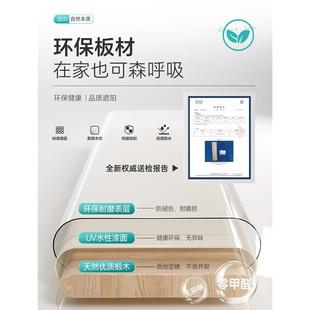 木制百叶窗帘实木木质百页遮光升降卷帘卧室客厅办公室家用