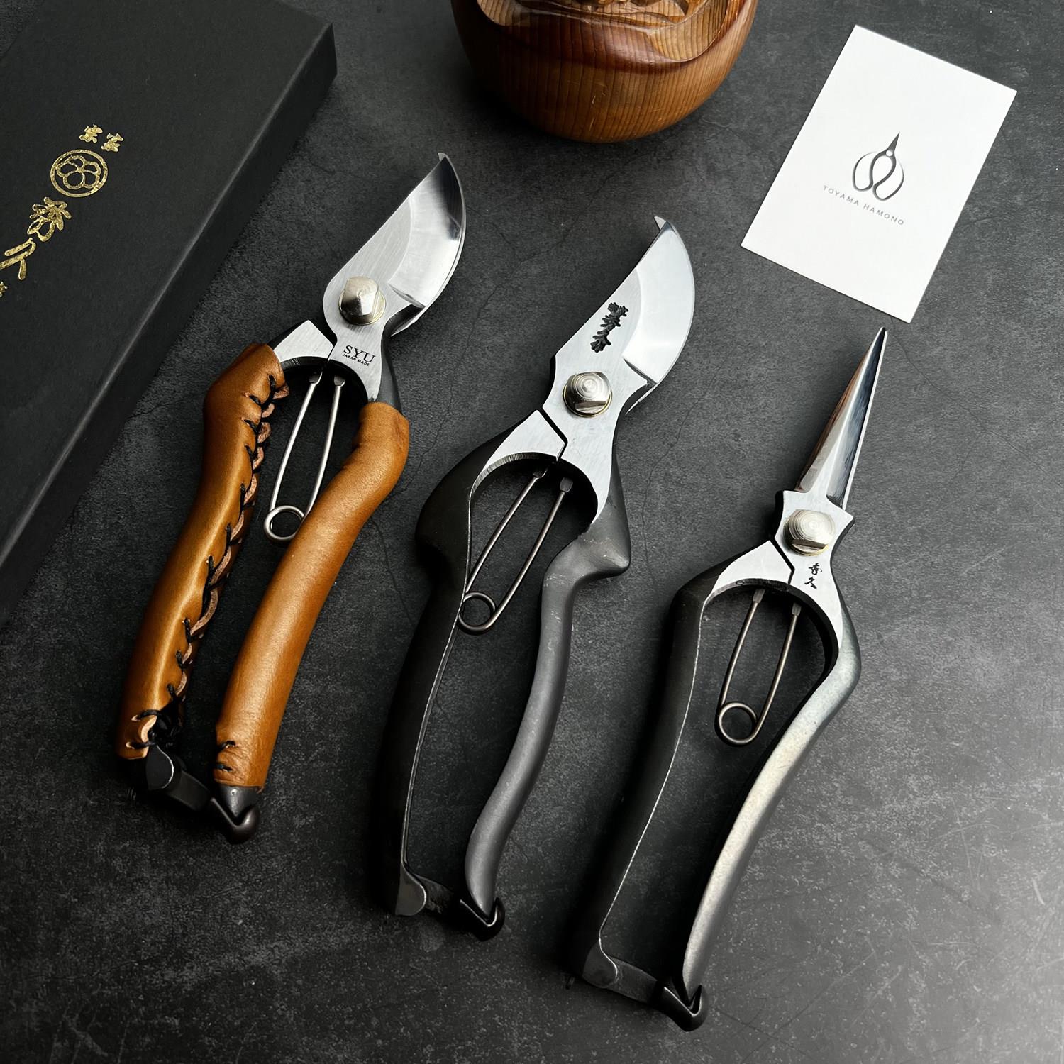秀久修枝剪定剪铗YP200日本外山刃物SYU园林果树鲜花插花花道剪刀