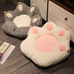 卡通猫爪坐垫卧室地上屁垫榻榻米屁股垫子办公室椅垫座垫蒲团坐墩