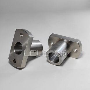 MFSS不锈钢防锈支柱底座用对边法兰通孔型光轴固定支架迷你MFSTF