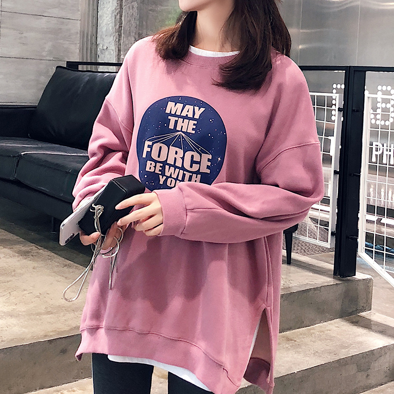 孕妇秋装套装外出时尚款2021新款网红宽松卫衣女春秋款上衣两件套