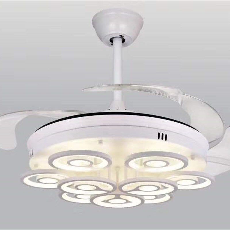 隐形吊扇灯LED风扇灯现v代吸顶灯简约客厅餐厅客厅风扇吊灯,家装灯饰光源,客厅吊灯,淘宝优惠券,粉丝福利购,淘宝优惠卷