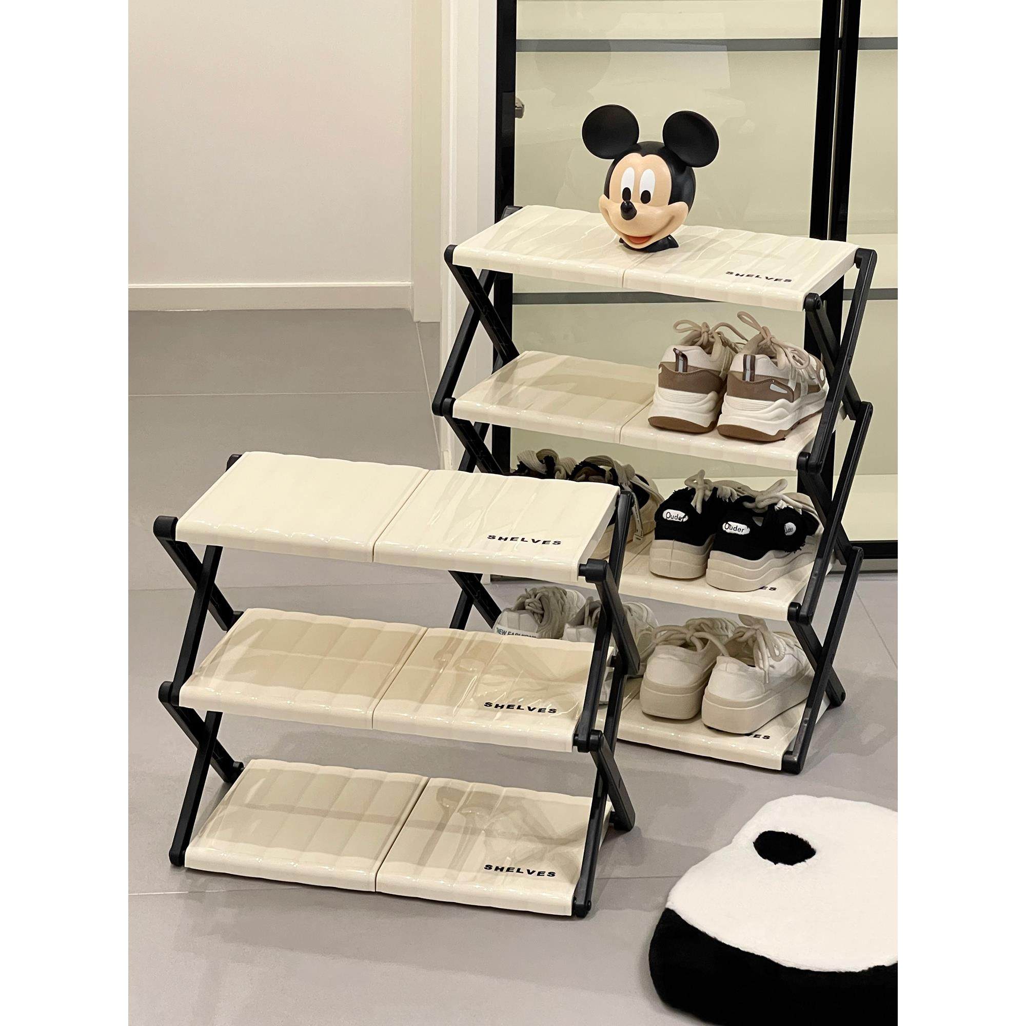 家用入户门折叠鞋架简易门口多层大容量2025新款鞋柜收纳神器架子,住宅家具,折叠/组合鞋架,淘宝优惠券,粉丝福利购,淘宝优惠卷