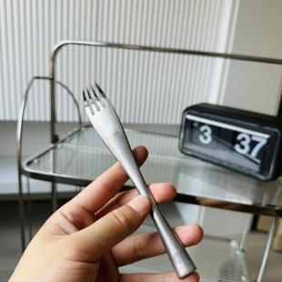 海豚不锈钢叉子西餐厅牛排叉意面条叉饭叉家用甜品叉儿童餐具叉