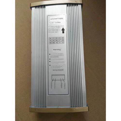 LED12V200W16.6A变压器发光字专用电源灯箱灯带转换器防雨电源