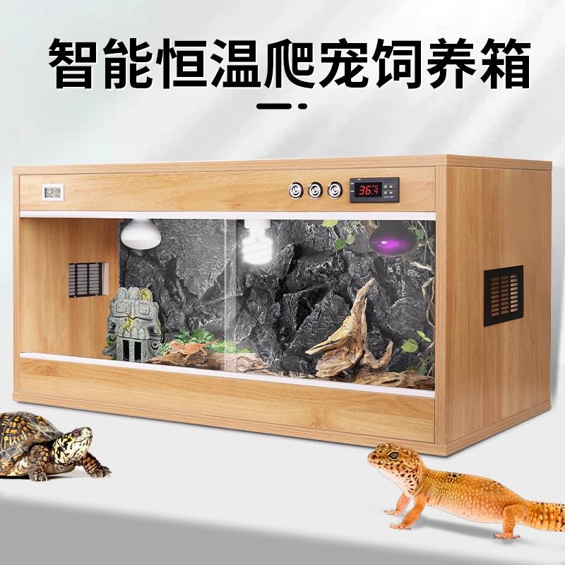 爬宠饲养箱蜥蜴智能恒温箱鬃狮陆龟守宫刺猬黄缘饲养缸定制保温箱