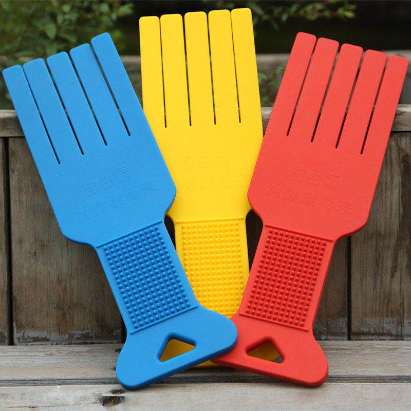 经络拍养生拍健康拍引痧条保健锤拍打棒矽胶健身拍弹性经络拍痧板