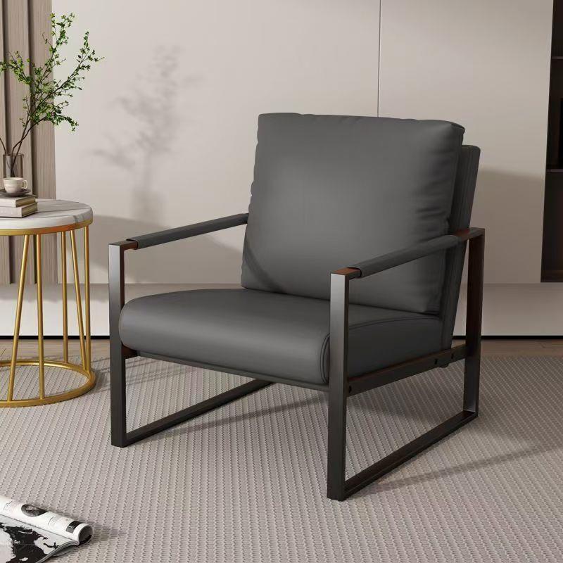 北欧简约轻奢沙发椅商店咖啡厅休闲椅现代小户型单人椅客厅网红椅