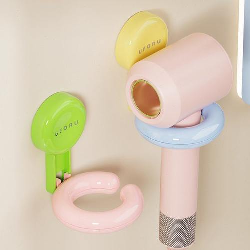 吹风机支架免打孔收纳置物架壁挂风筒放置架懒人卫生间电吹风挂架