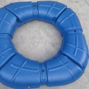 高顿增氧机配件浮水叶轮式曝气涌浪式养殖池塘增氧机浮球支架