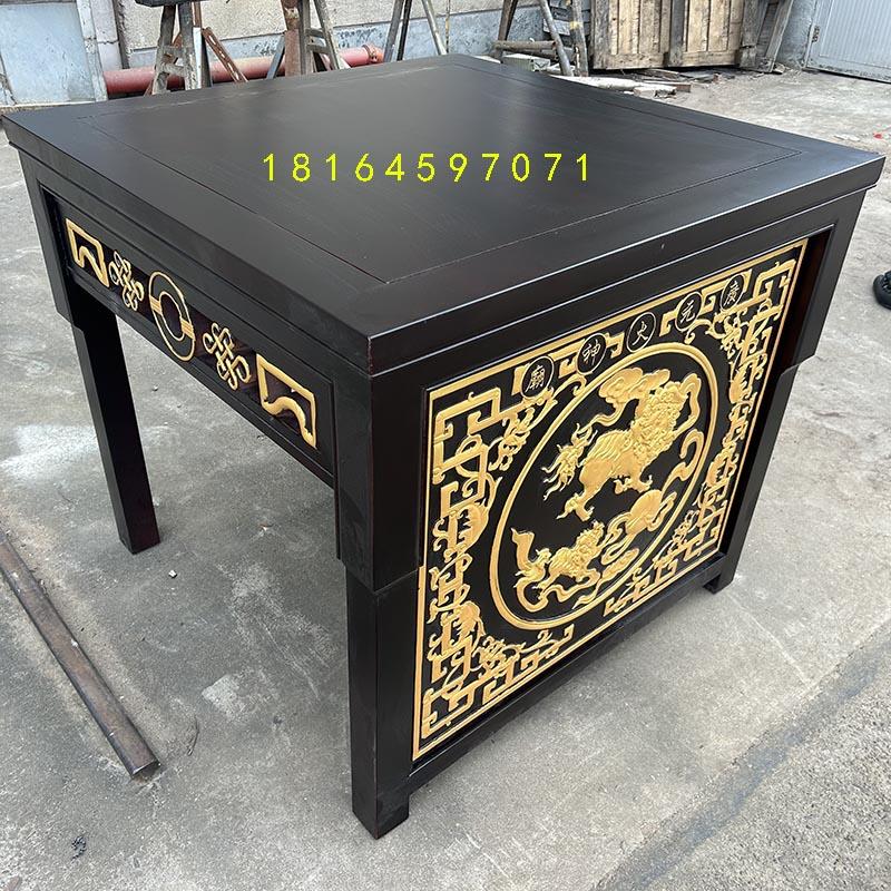 实木供桌佛台家用经济中堂佛桌中式八仙桌财神桌佛案神台供台定制图片