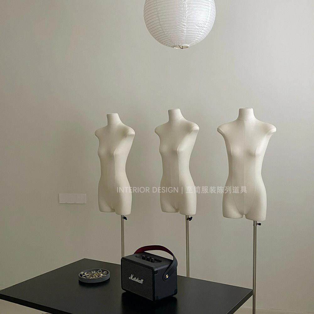服装店女装模特展示架半身韩版无手扁身模特女高档橱窗假人台道具