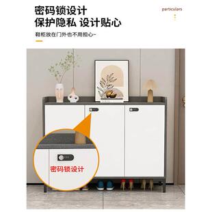 采购产品带密码锁的实木鞋柜，家庭门，走廊，入口，玄关，防盗，