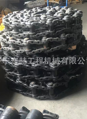 钩机链条DX500-9 DX350LC 挖掘机履带板总成 涨紧弹簧 引导轮支架