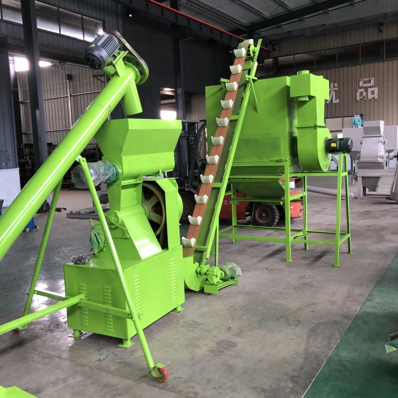 泰丰鱼饵料颗粒机 定制玉米秸秆造粒机组 环模制粒机