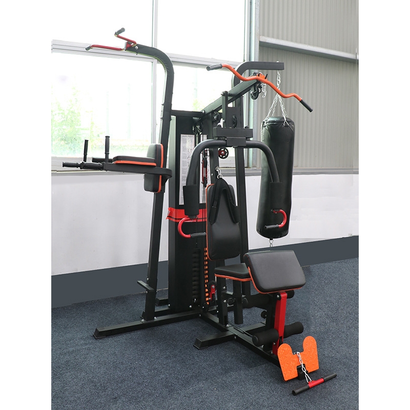 三人站多功能综合训练器家用健身器材力量型组合健身器械工厂直供