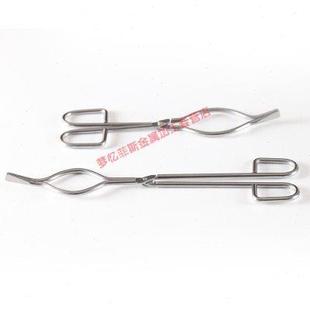 定制品干燥皿不锈钢坩埚钳金属耐高温陶瓷坩埚盖玻璃蒸发皿夹子20