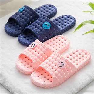 居家冲凉 家居拖鞋 女浴室i凉拖鞋 漏水家用室内防滑洗澡拖男士 拖鞋
