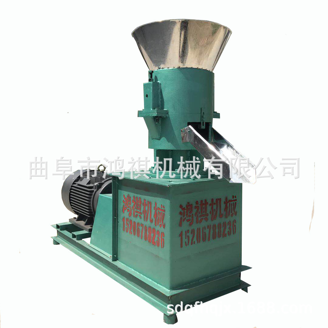 合浦县供应生物质颗粒机 鸿祺离合器颗粒机 230养兔饲料颗粒机