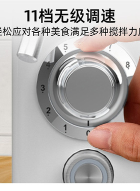 lecon乐创鲜奶机商用7升全自动家用奶油搅拌机多功能和面机打蛋器