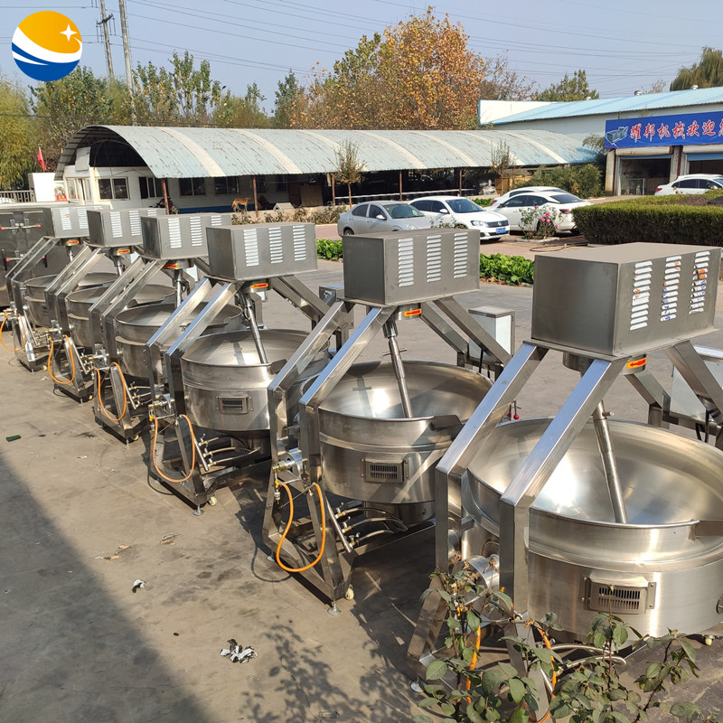 工业电加热花生糖炒糖机 工厂全自动小麦胚芽搅拌锅 炒米花糖设备