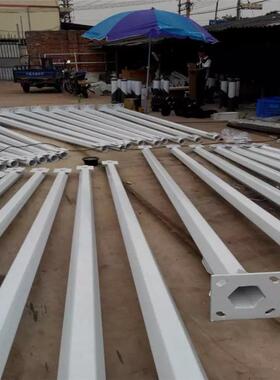 单臂路灯杆路灯灯杆厂家直销新农村6米8米led太阳能led照明产品