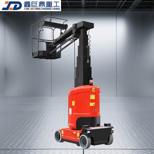 电动自行桅杆升降机狭小空间也能作业得升降平台电动单柱升降机