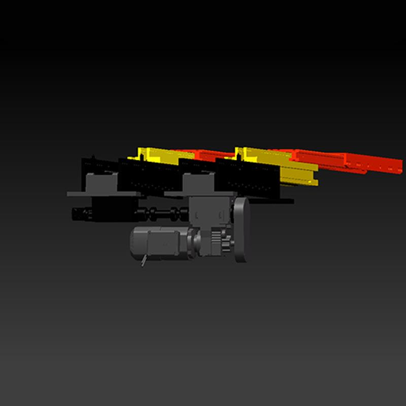 立库堆垛机伸缩叉双深位双向自动伸缩仓储物流荷载量大