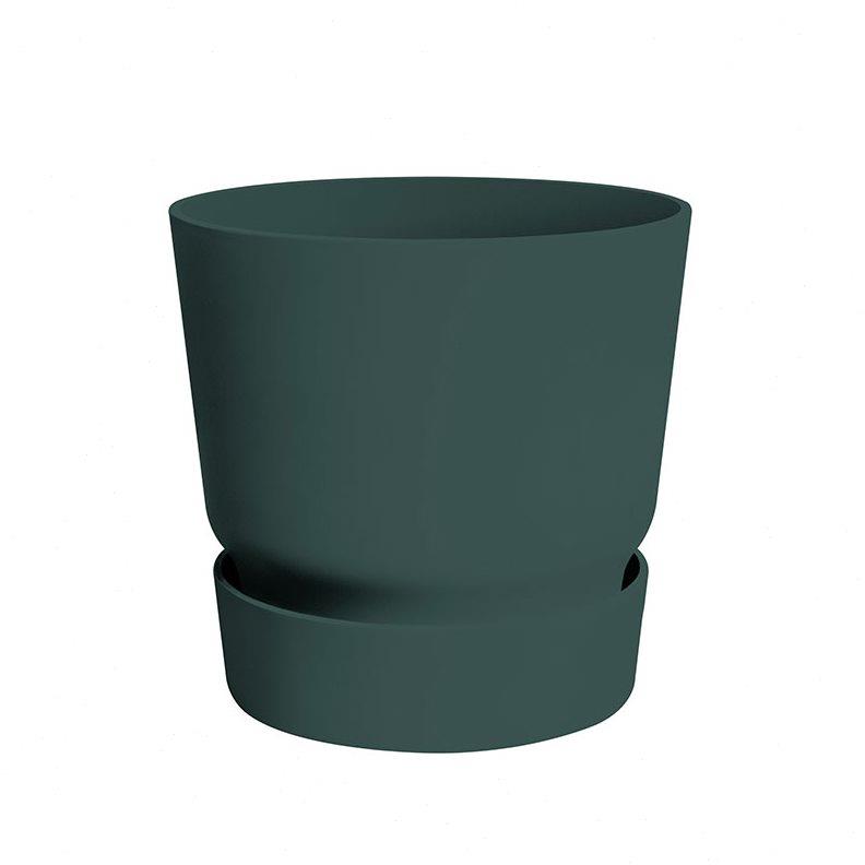 elho花盆塑料带托盘北欧简约花盆大号客厅落地