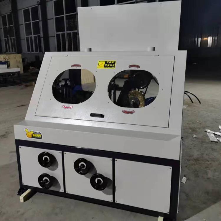 自动铜管铝管镜面抛光机不锈钢外圆除锈机多工位无心外圆打磨机