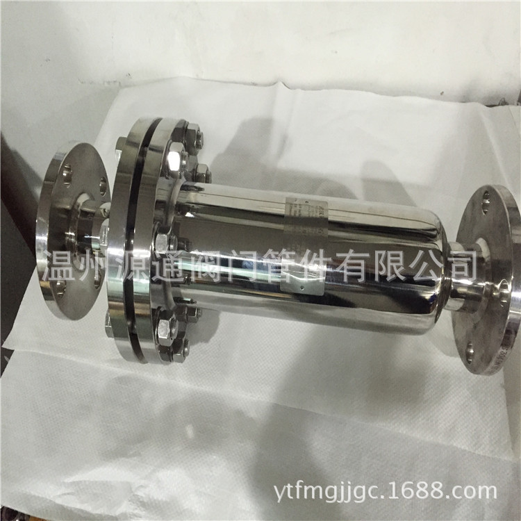 厂家直销     不锈钢304   316L    法兰过滤器   直通法兰过滤器