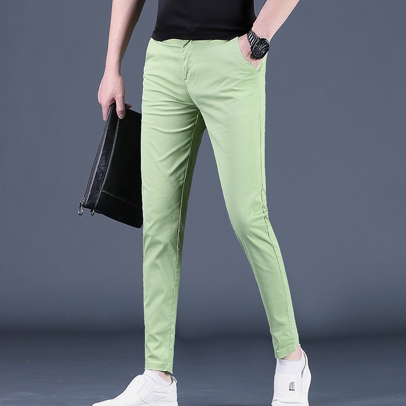 夏季裤子男九分裤男士休闲裤潮流修身薄24新款9分裤百搭潮牌男裤