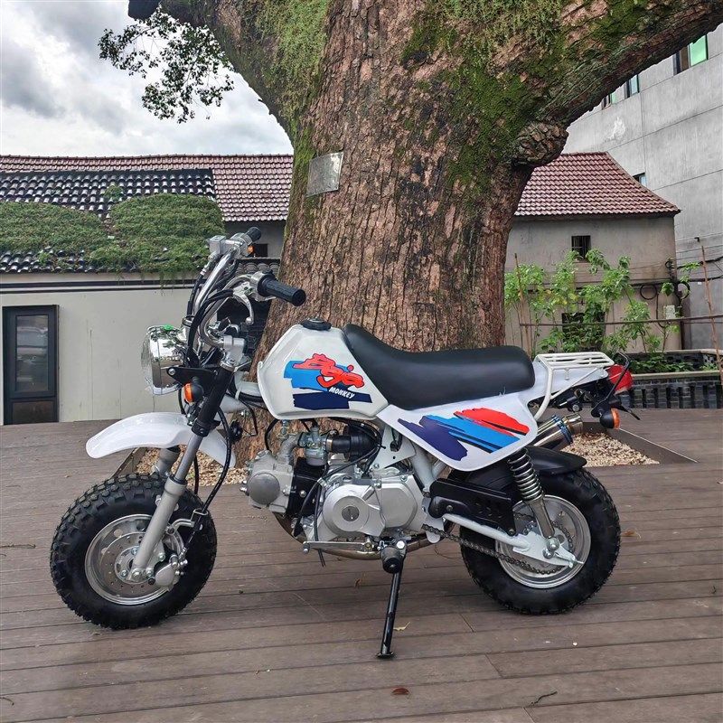 新款猴子摩托车复古小越野迷你小型跑车成人四冲程汽油沙滩车小车