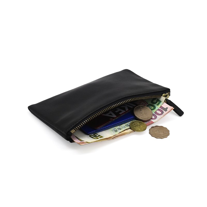 2023夏季日韩头层牛皮长款零钱包真皮拉链男士钱夹手机包零钱袋女