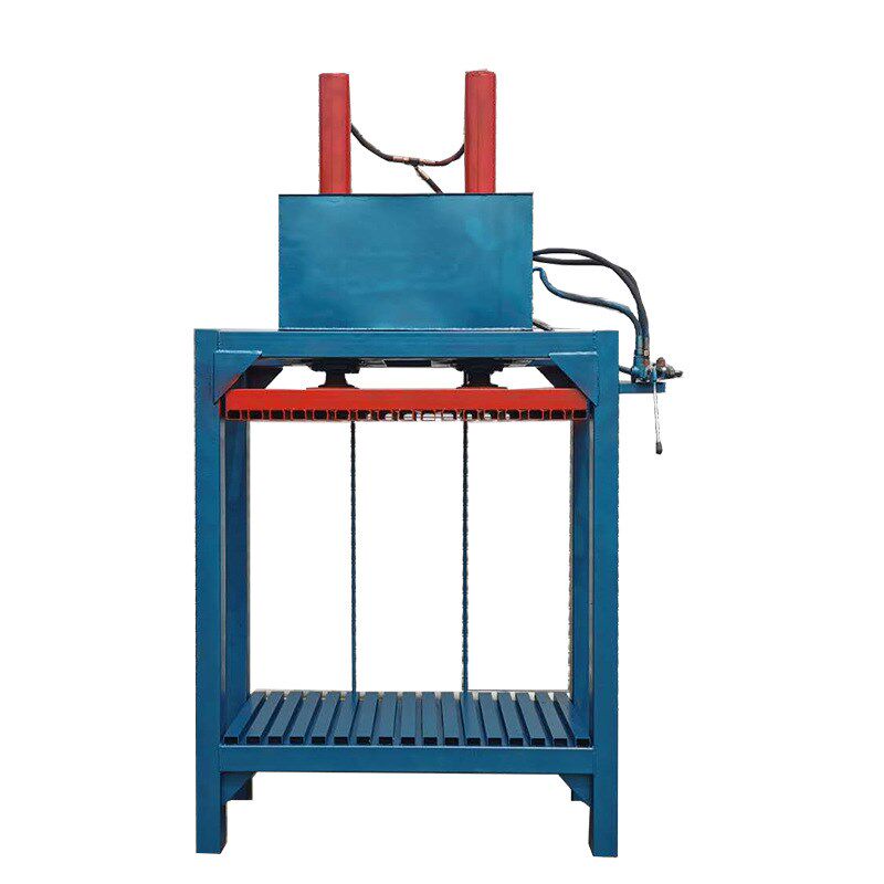 无门框架液压打包机吨包袋压缩捆扎机棉被毛巾定制尺寸打包机