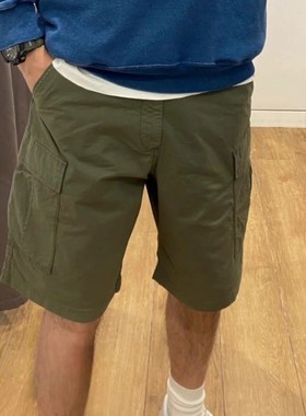 日单试衣间夏款男装女装工装短裤户外露营休闲运N动直筒中裤46905