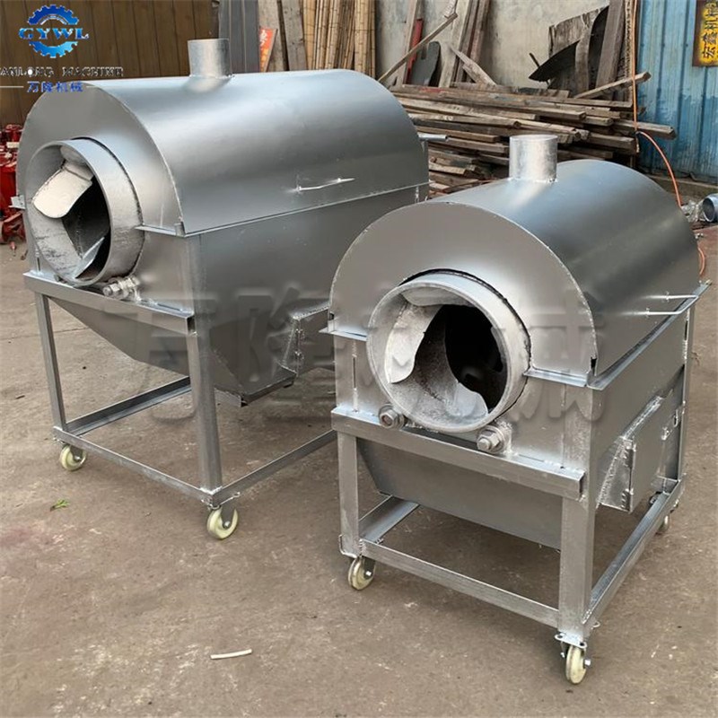 多功能滚筒炒货机 小型不锈钢菜籽炒料机商用 电磁花生大豆炒锅机