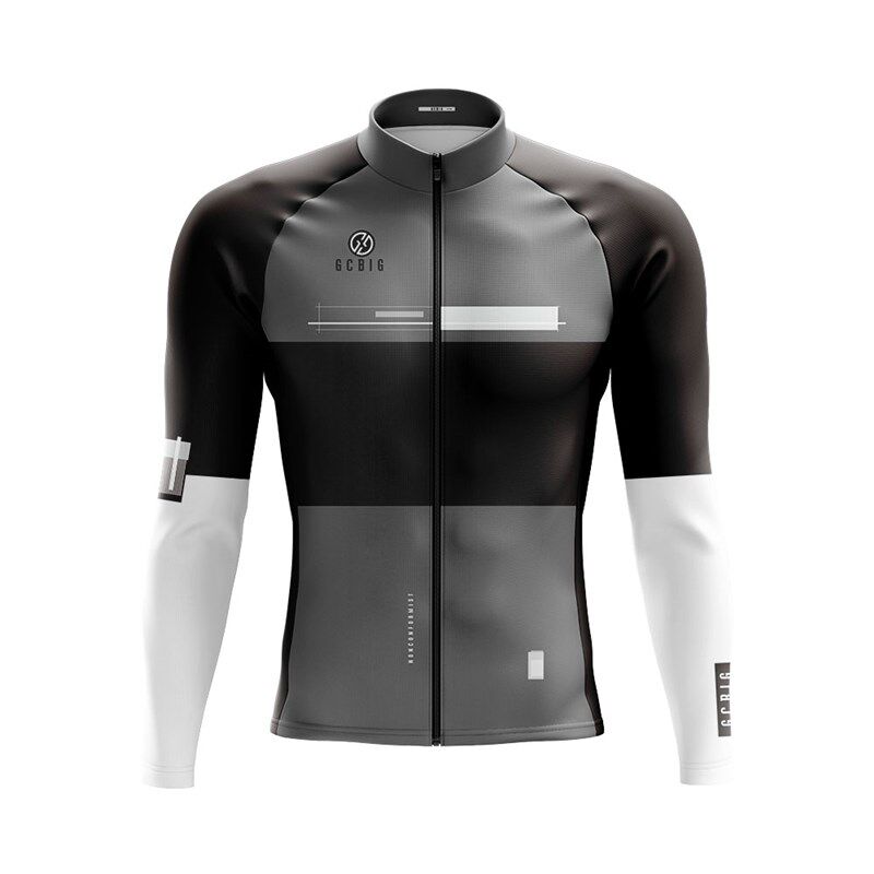 春秋冬季新款骑行服男抓绒保暖长袖外套户外山地车自行车服可定制