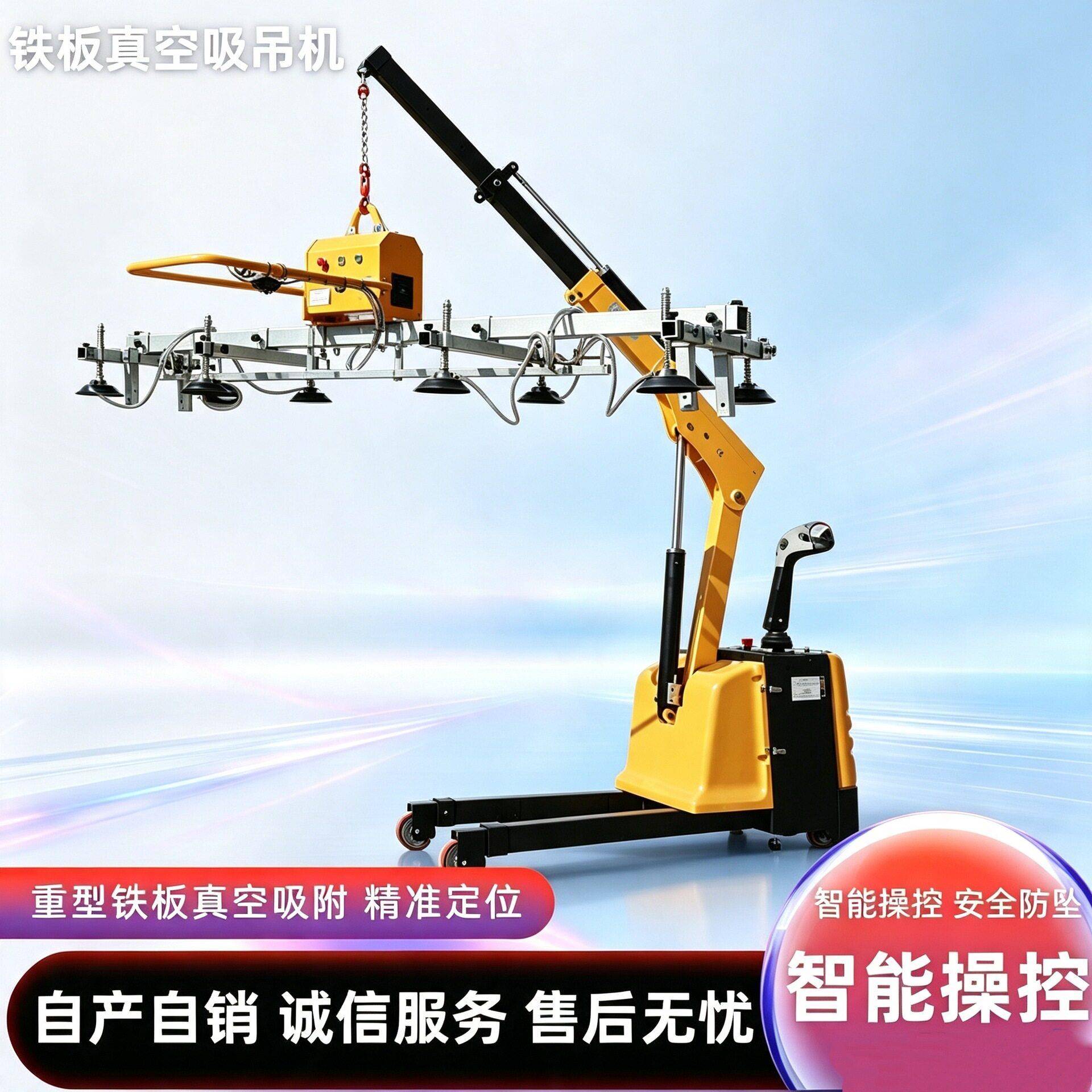 铁板真空吸盘吊具板材空搬运安装助力机械手重载举升机旋转翻转