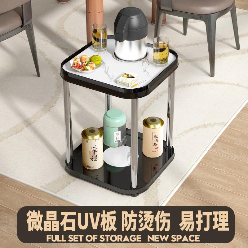 麻将桌茶几茶水架棋牌室茶楼专用小茶几边几置物架小茶台机麻烟缸