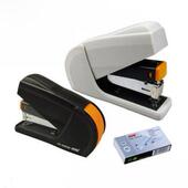 多省齐文A100订书机统一标准省力订书机订书机25张免费订书机1盒