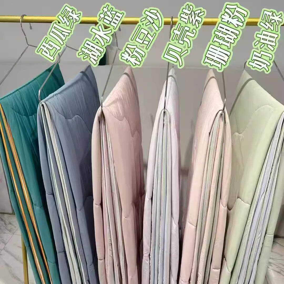 大鹅凉感A类尼龙氨纶降温冰皮夏凉被空调被夏被